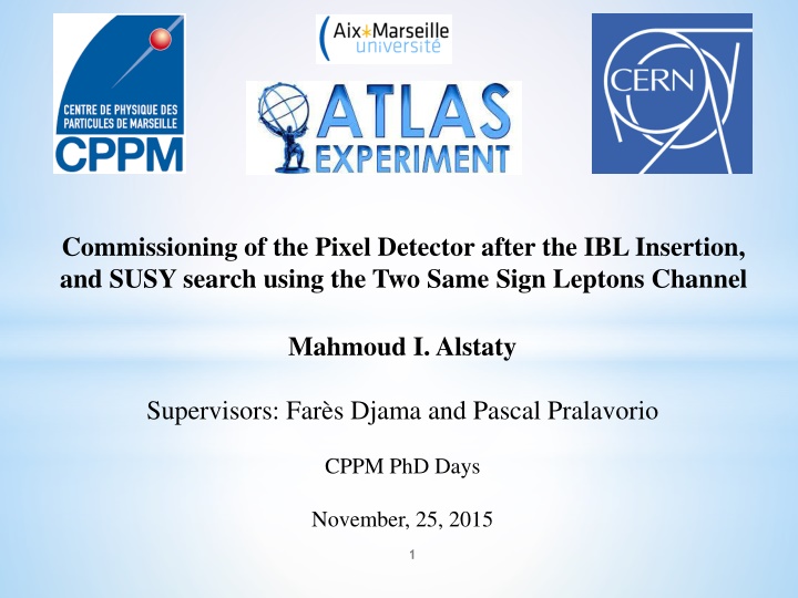 commissioning of the pixel detector after
