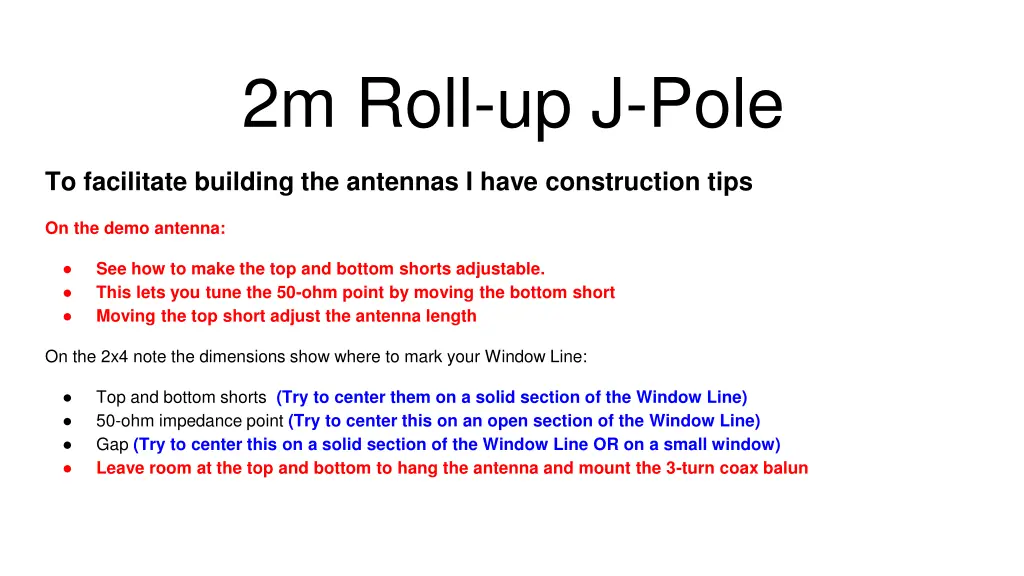 2m roll up j pole 10