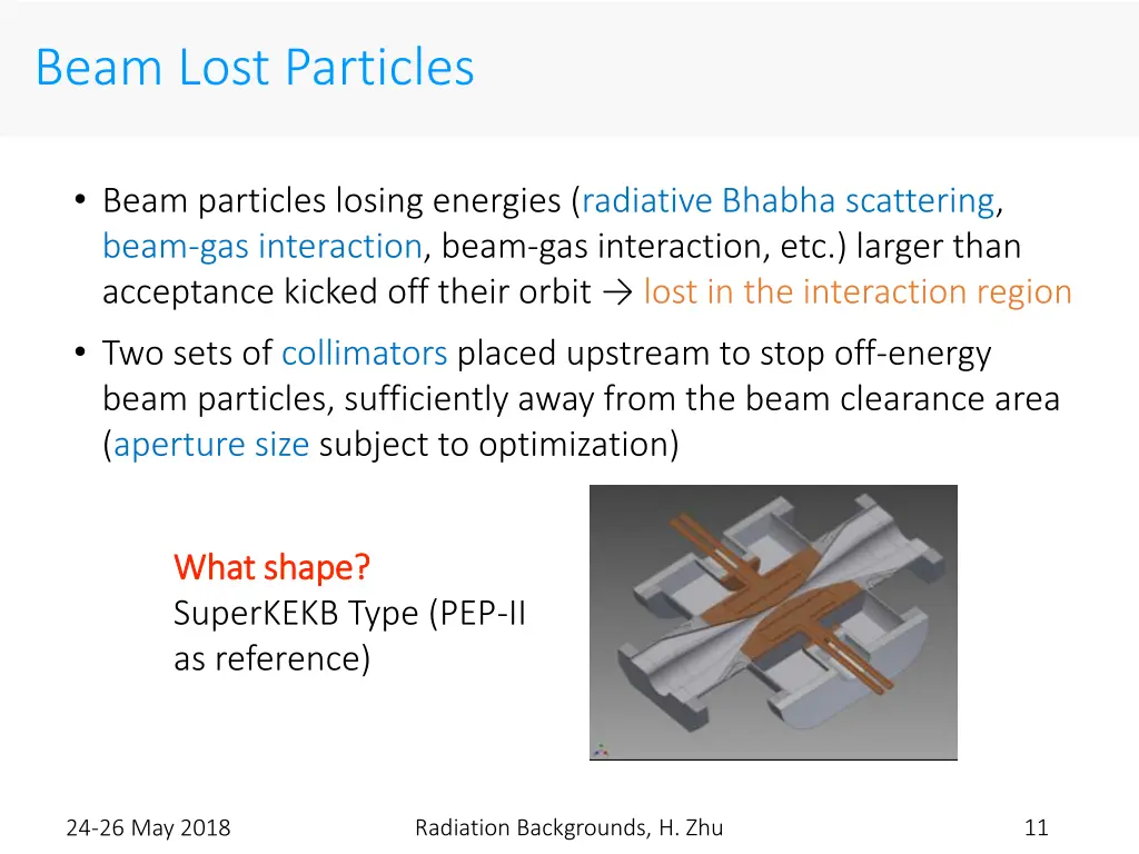 beam lost particles