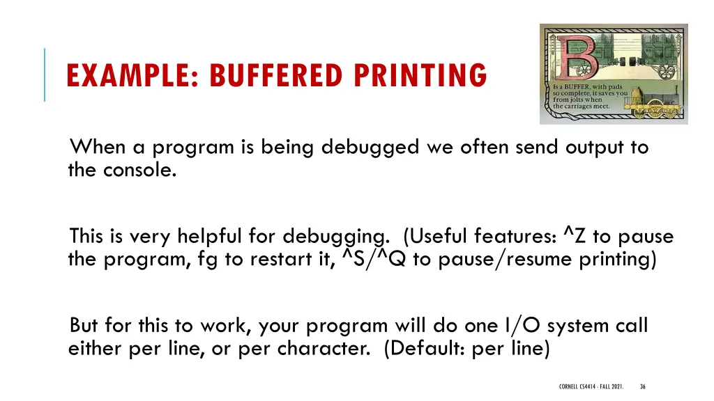 example buffered printing