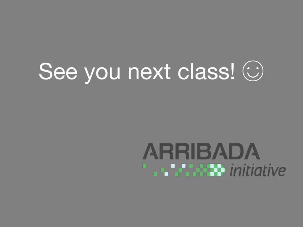 see you next class