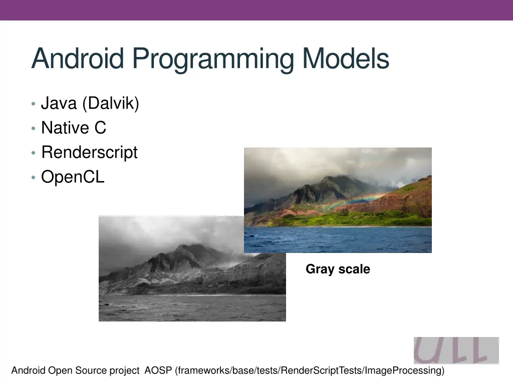 android programming models