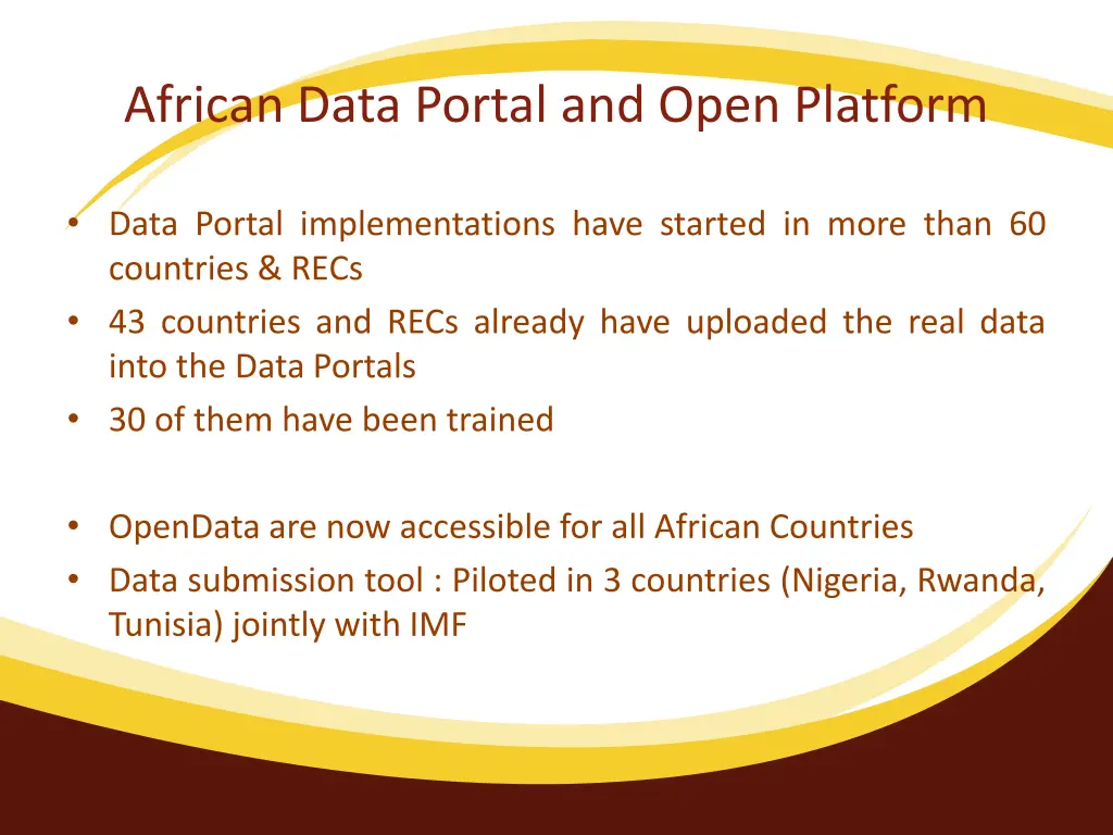 african data portal and open platform