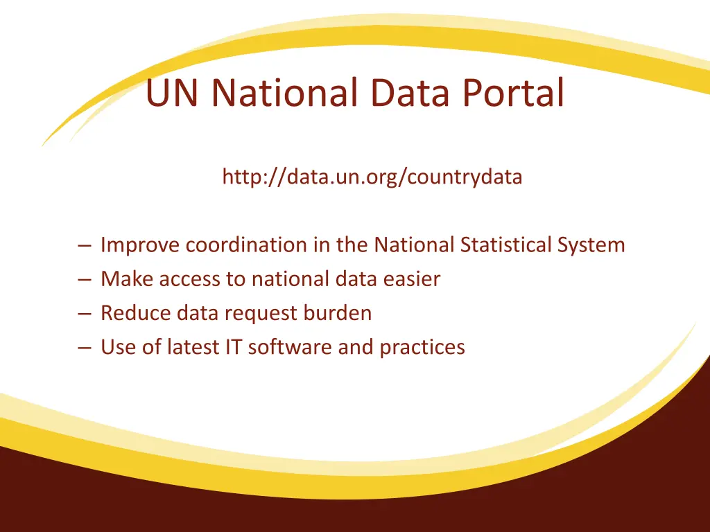 un national data portal