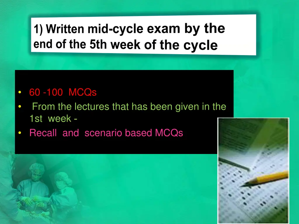 60 100 mcqs from the lectures that has been given