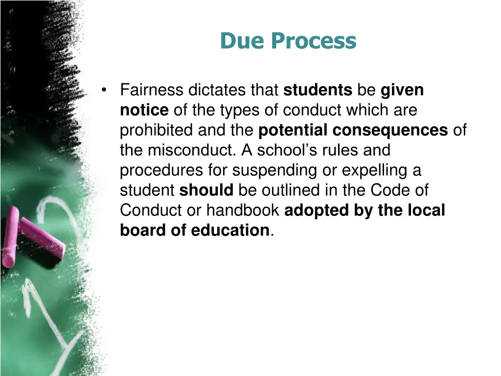 due process