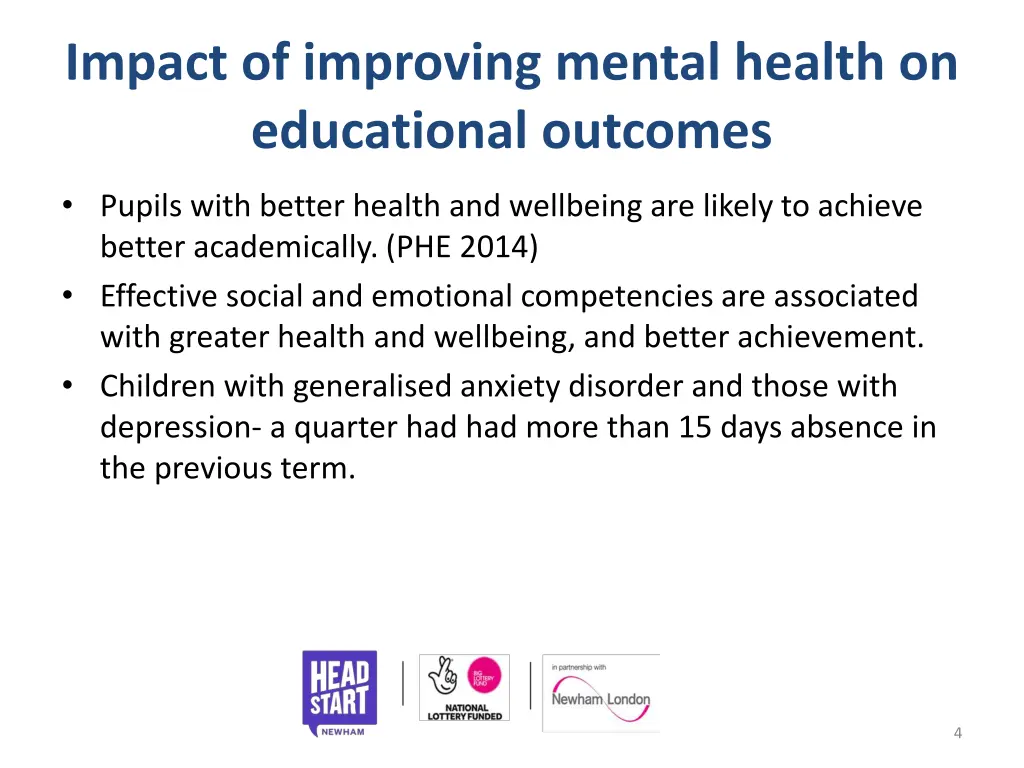 impact of improving mental health on educational