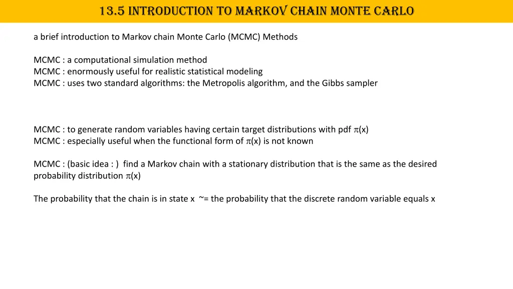 13 5 introduction to markov chain monte carlo