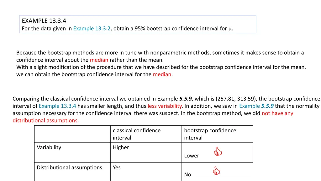 example 13 3 4 for the data given in example