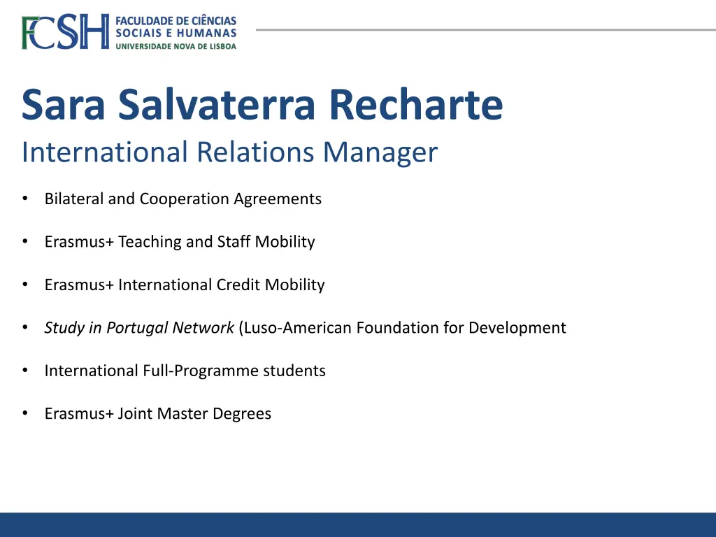 sara salvaterra recharte international relations