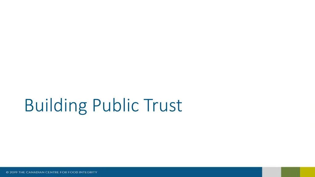 building public trust