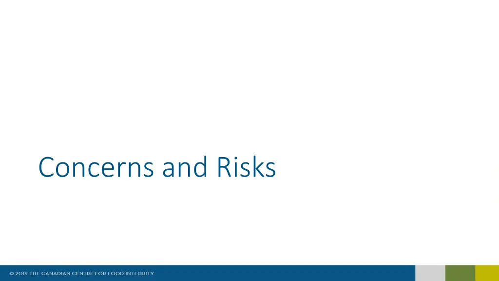 concerns and risks