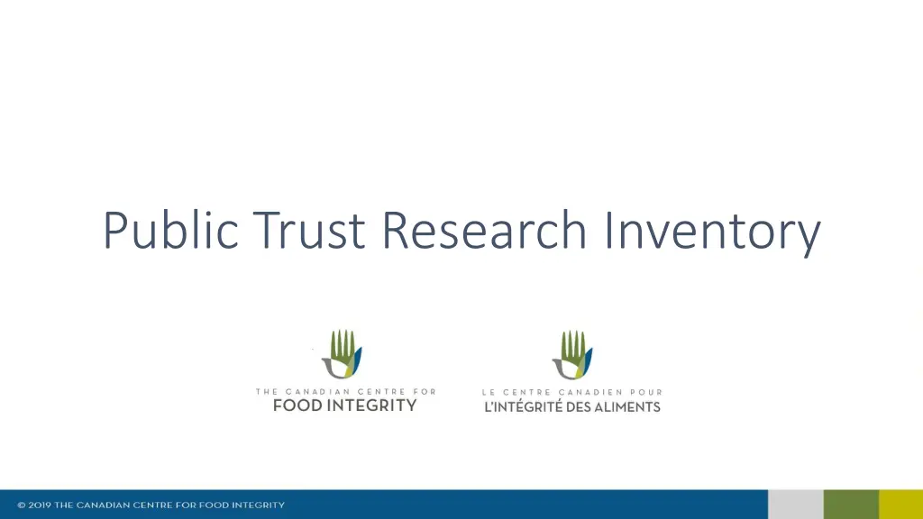 public trust research inventory