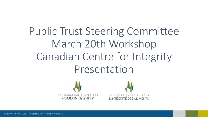 public trust steering committee march 20th