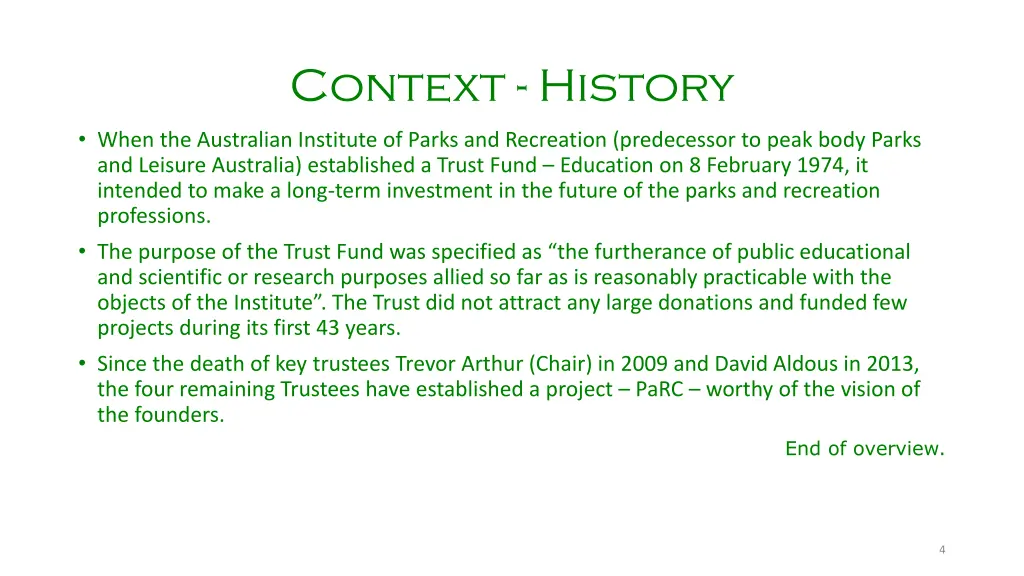 context history