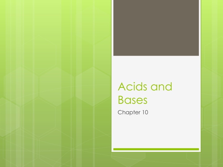 acids and bases chapter 10
