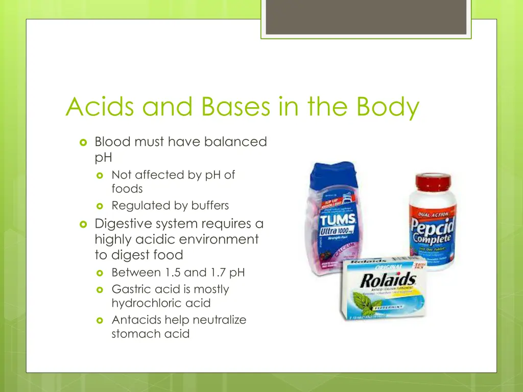 acids and bases in the body