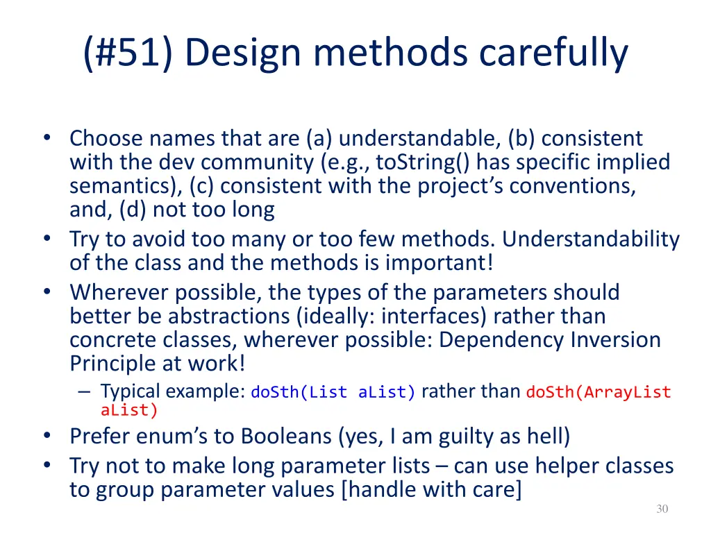 51 design methods carefully