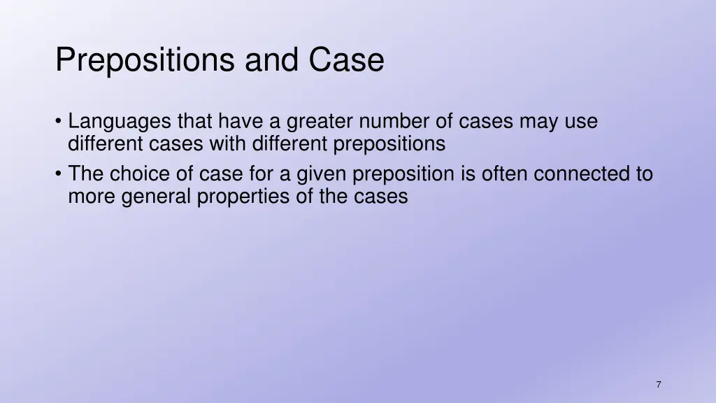 prepositions and case 2