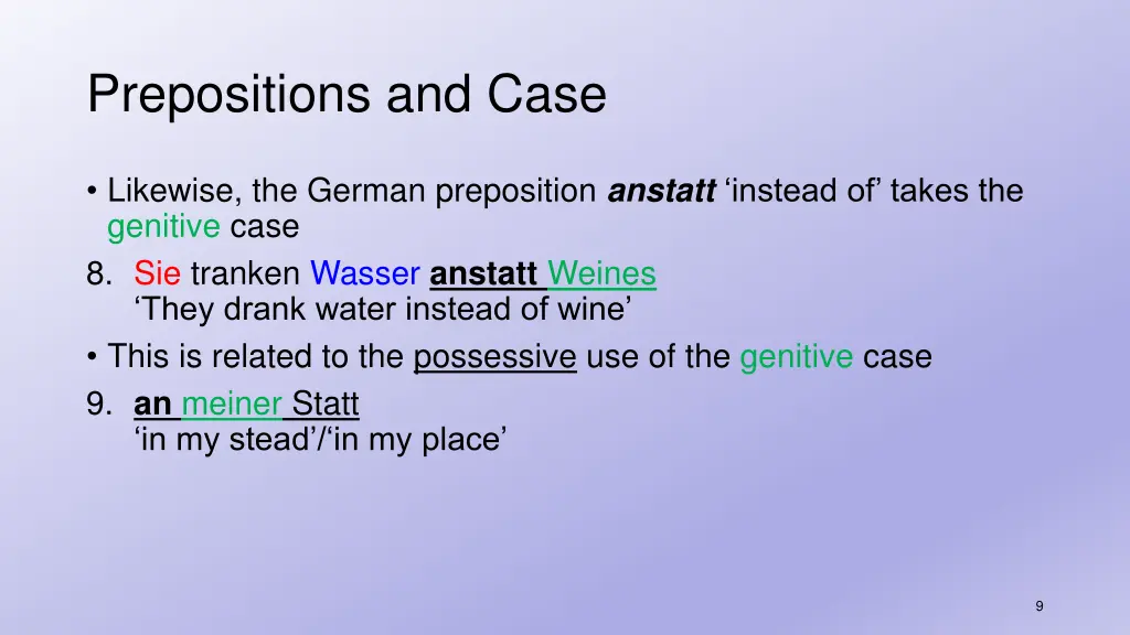 prepositions and case 4