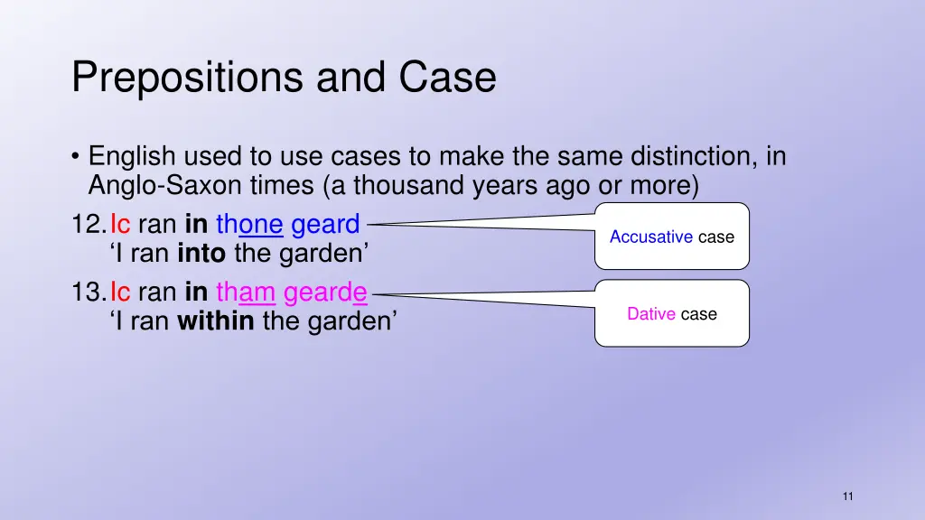 prepositions and case 6