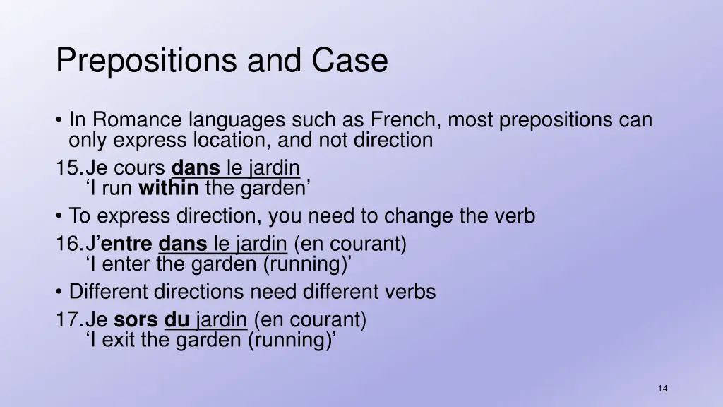 prepositions and case 9