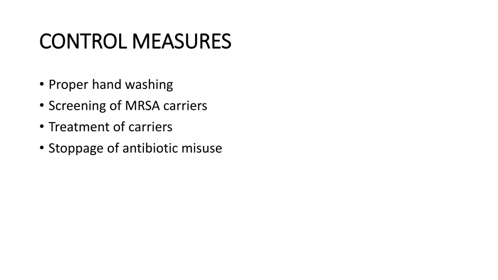 control measures control measures