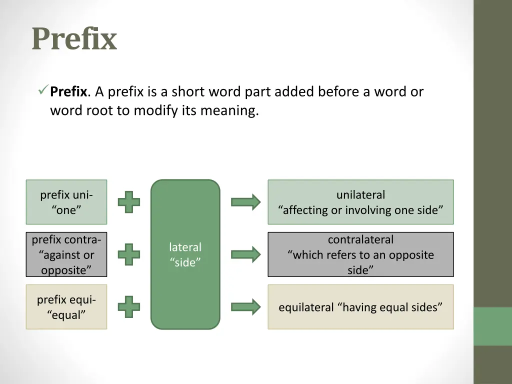 prefix