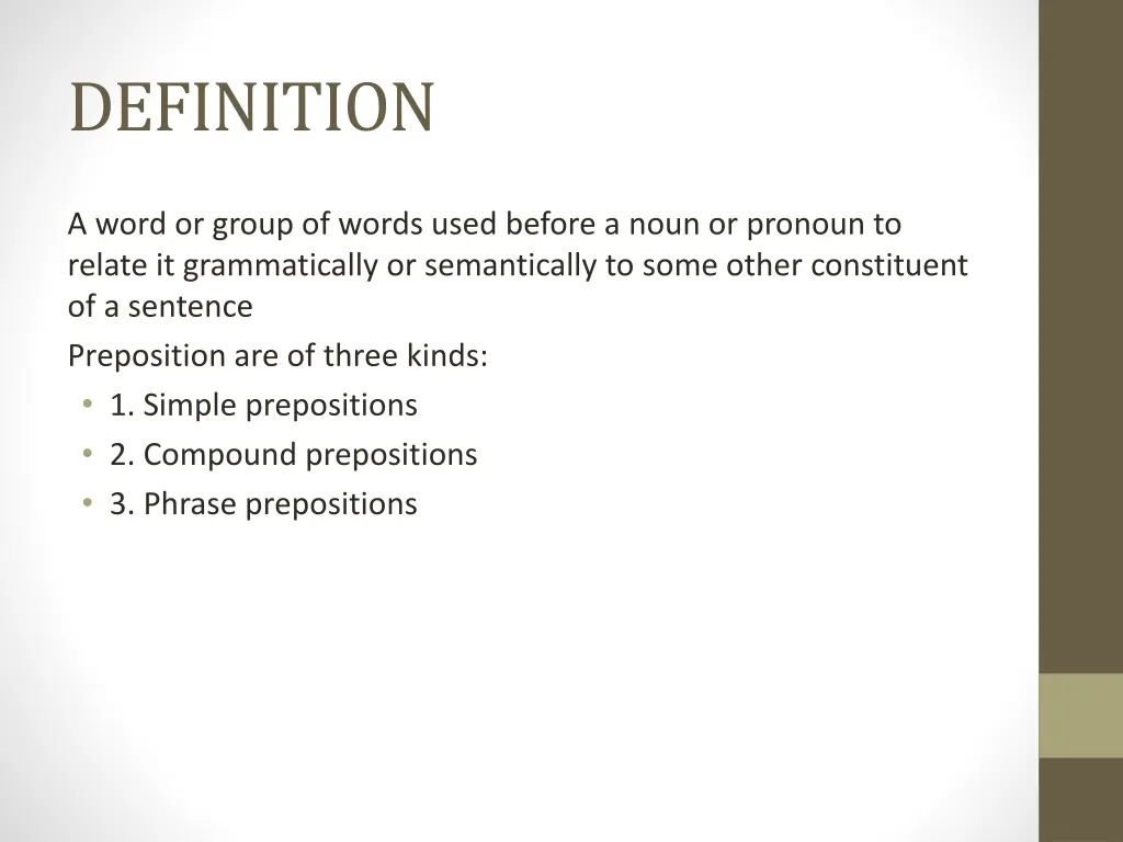 definition