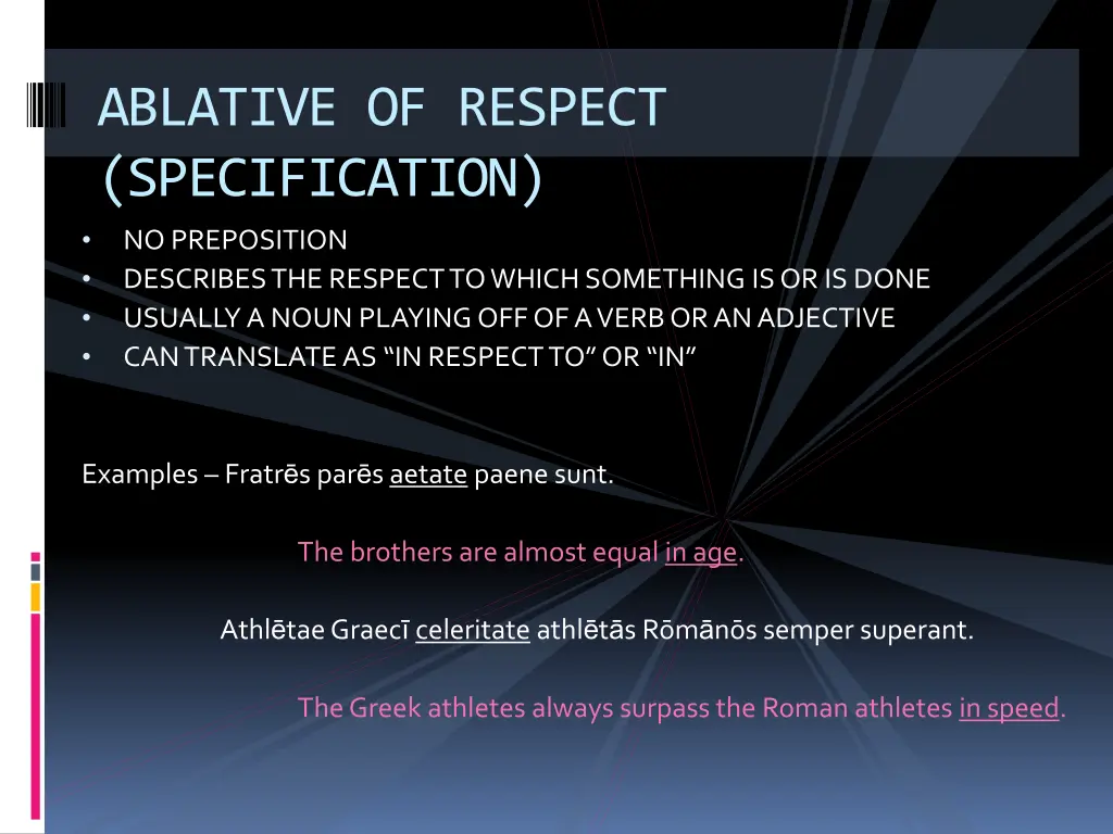 ablative of respect specification