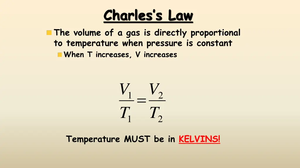 charles s law