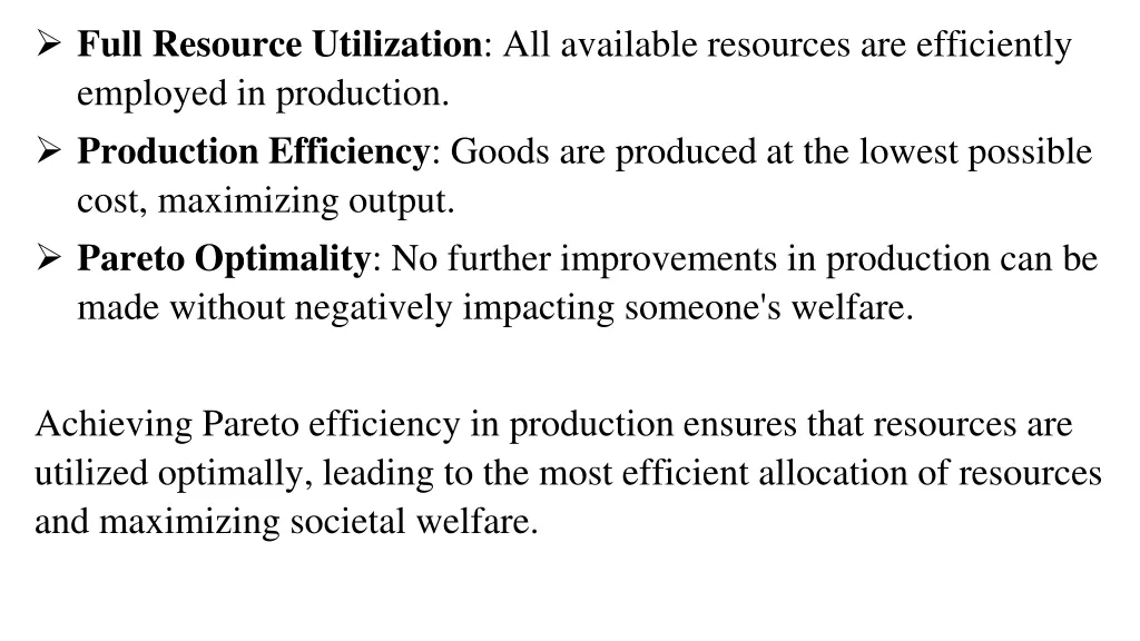 full resource utilization all available resources
