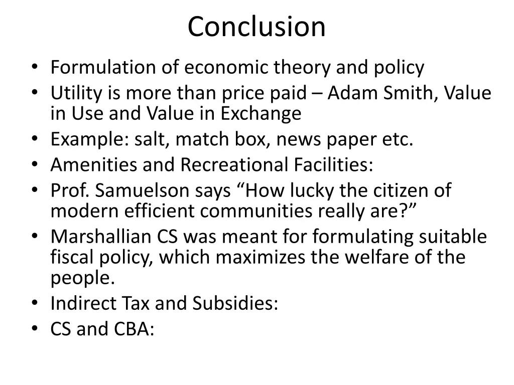 conclusion