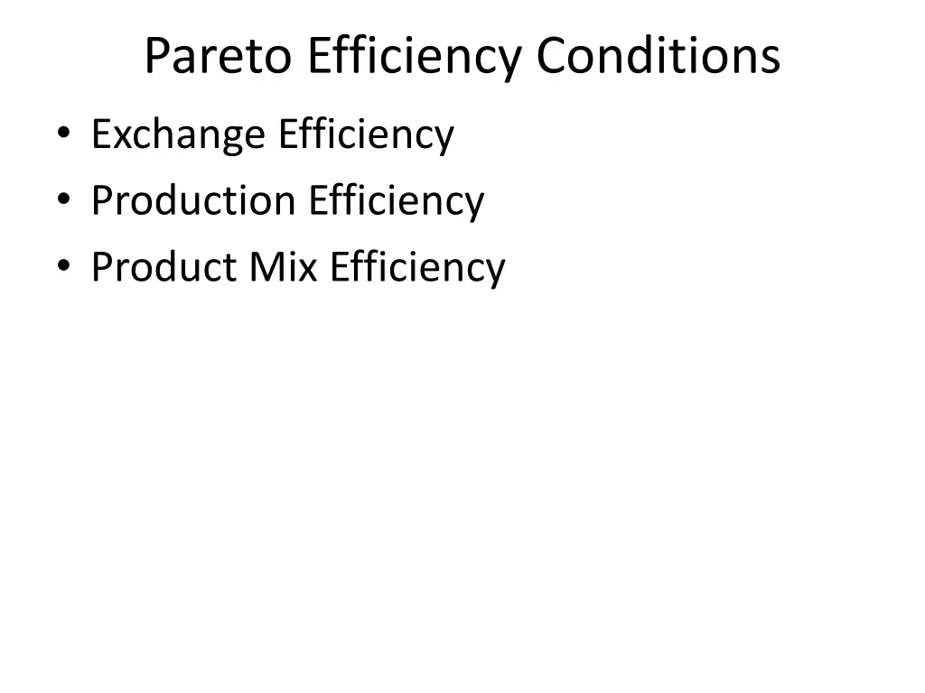 pareto efficiency conditions exchange efficiency 1