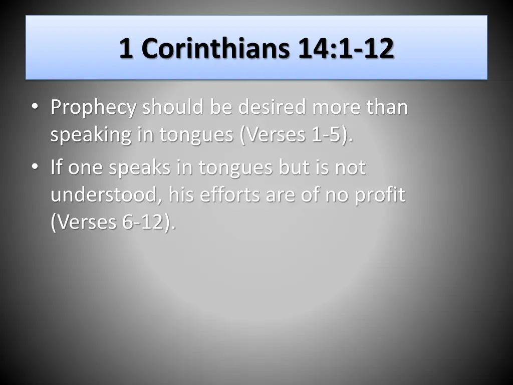 1 corinthians 14 1 12