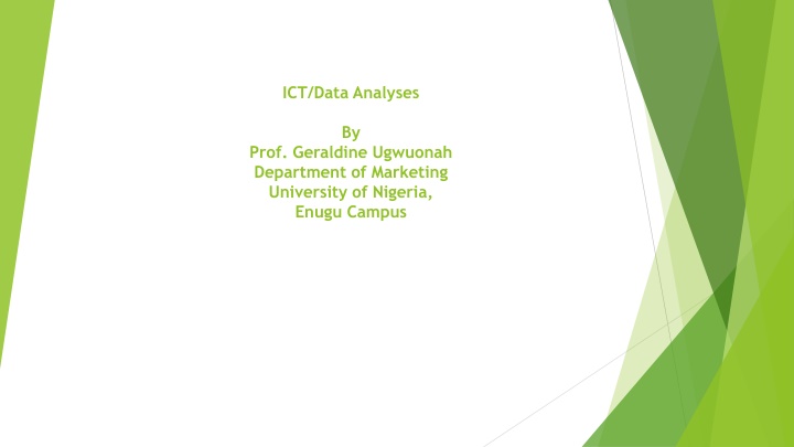 ict data analyses