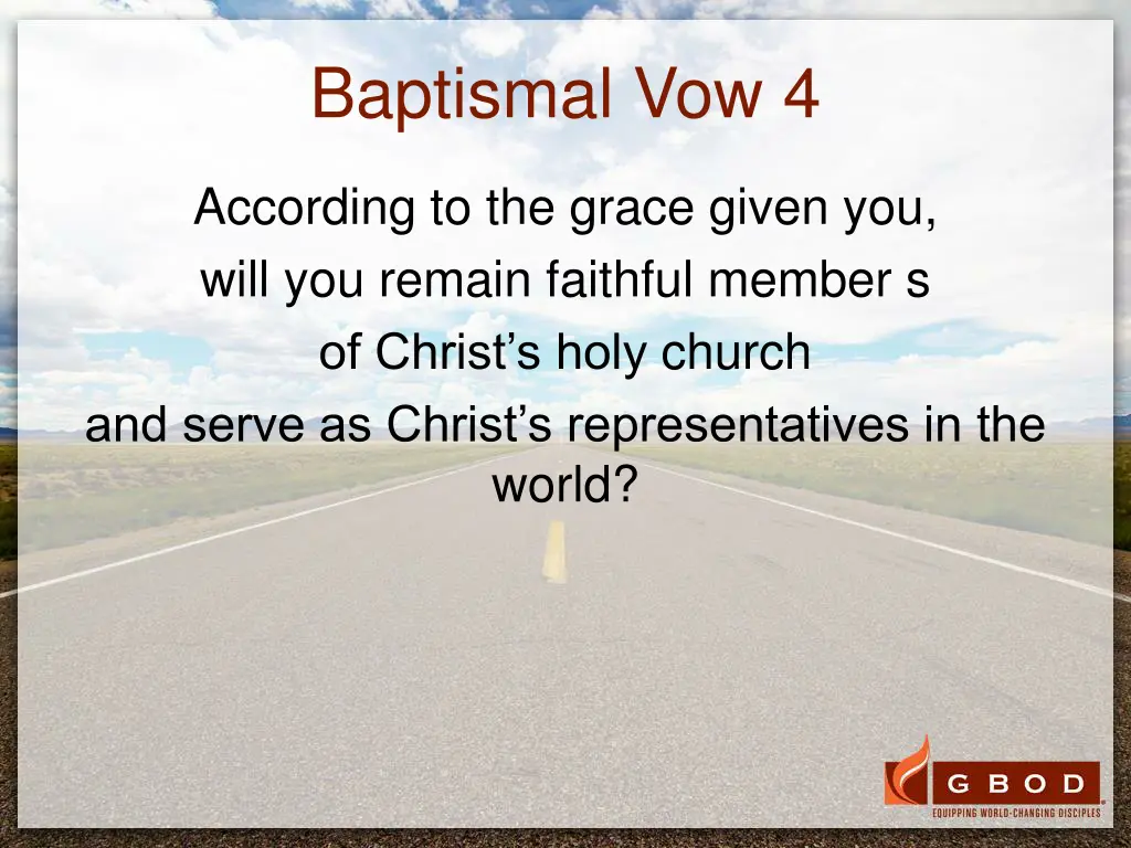 baptismal vow 4