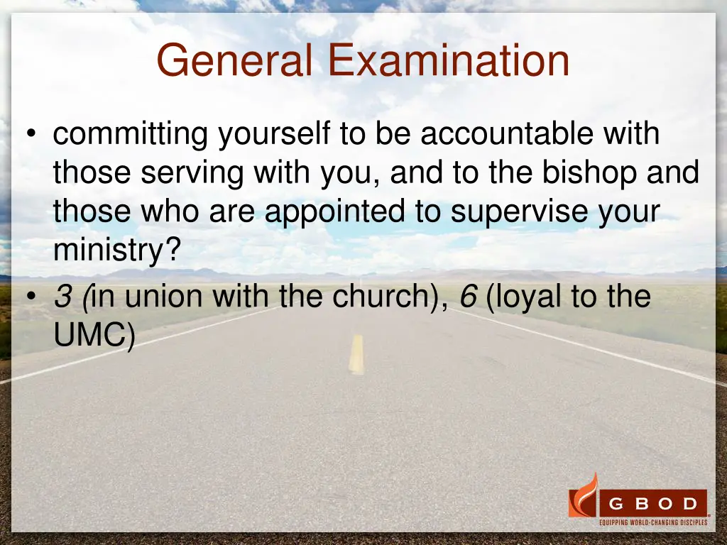 general examination 2