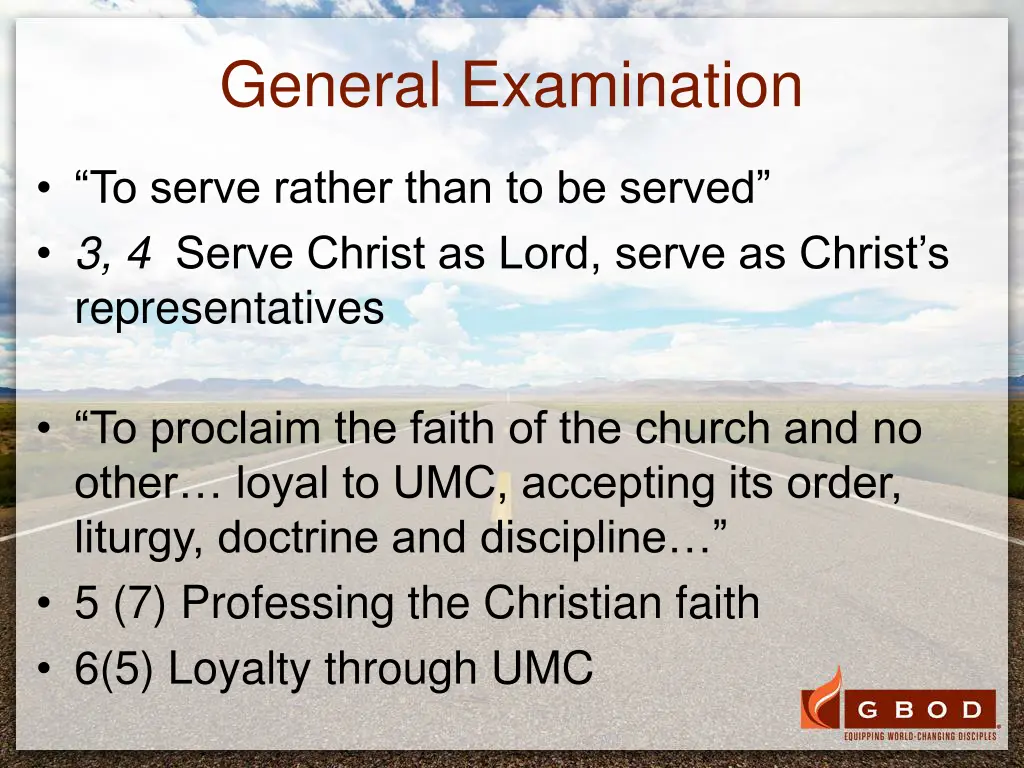 general examination