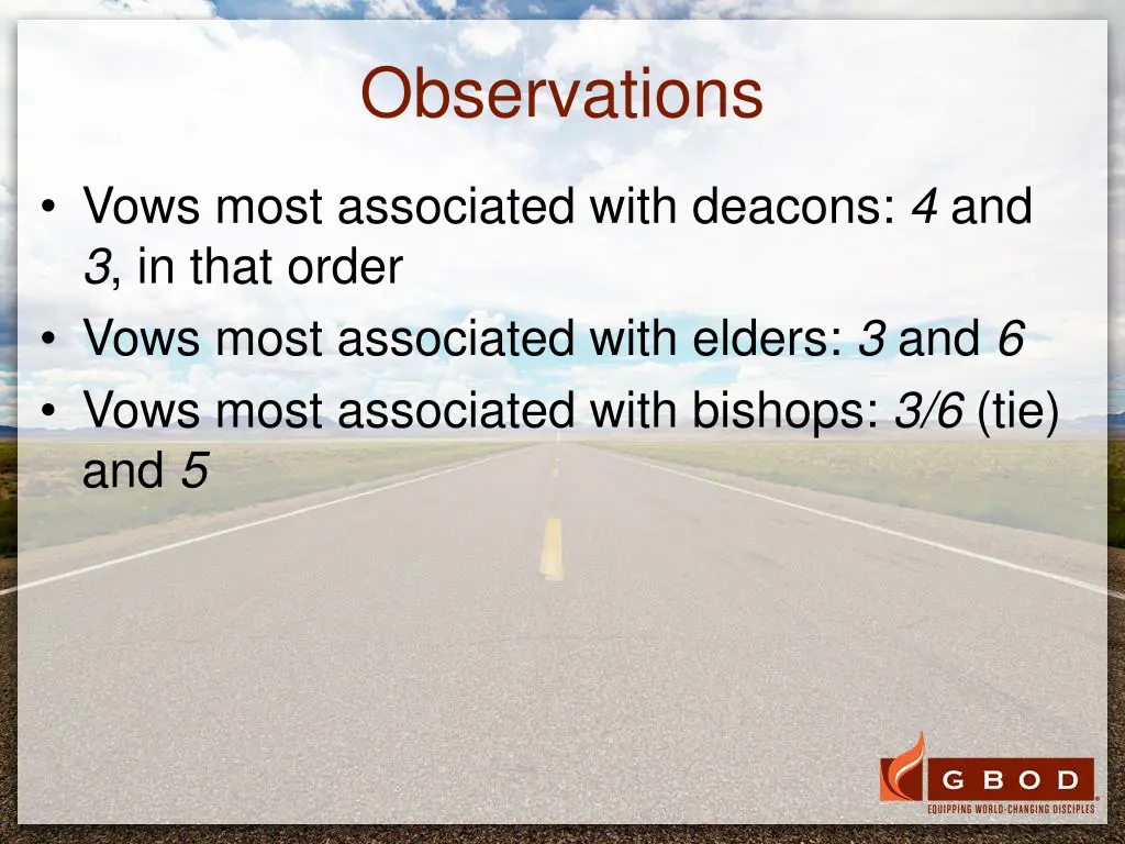 observations 1