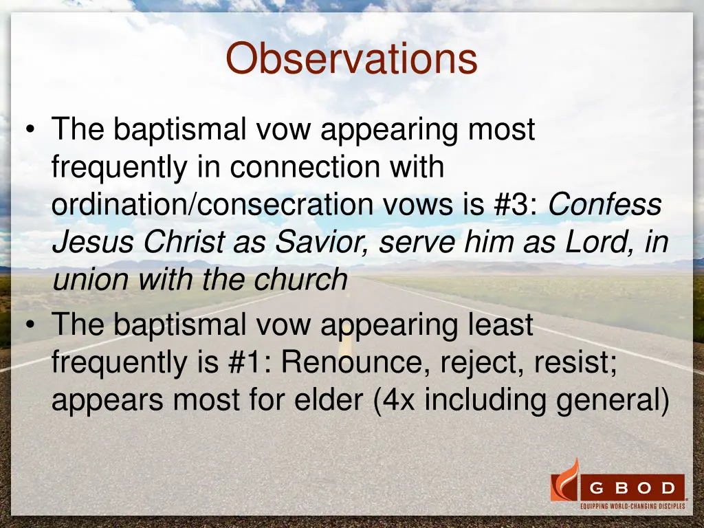 observations