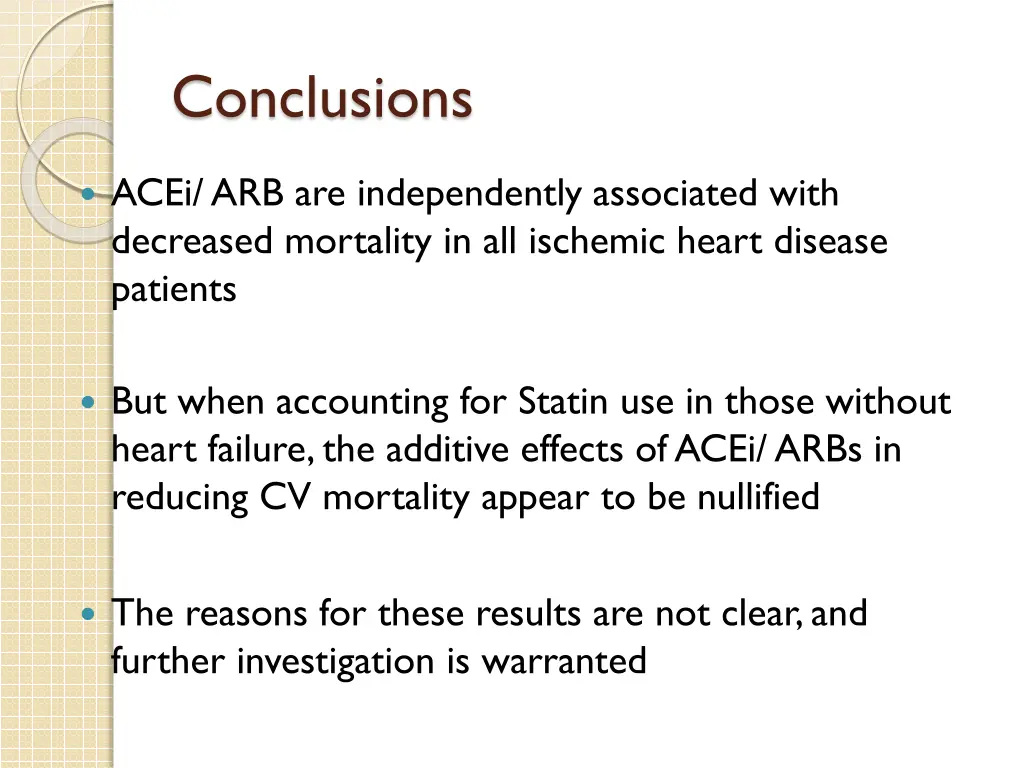 conclusions