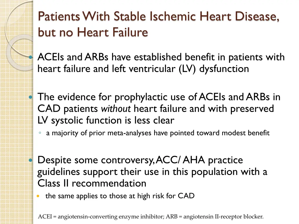 patients with stable ischemic heart disease