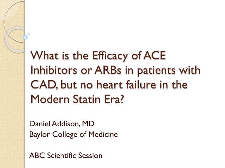 what is the efficacy of ace inhibitors or arbs