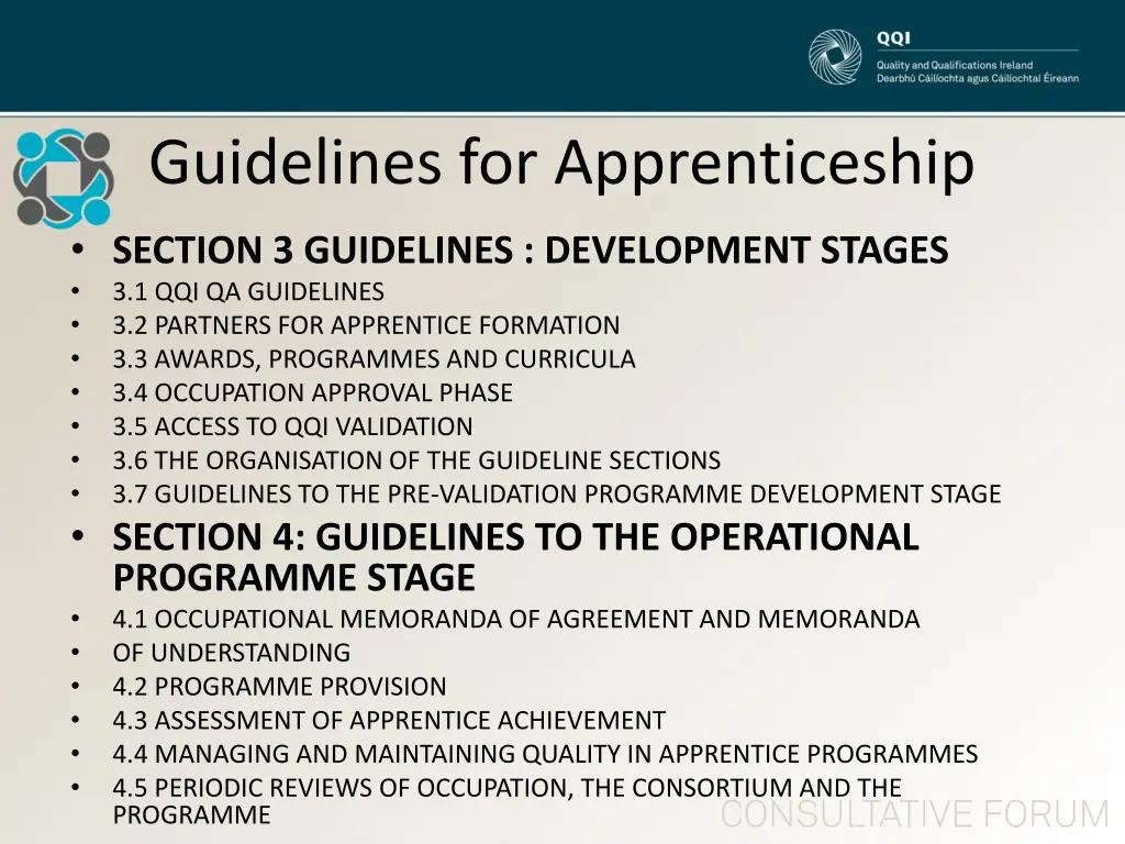 guidelines for apprenticeship