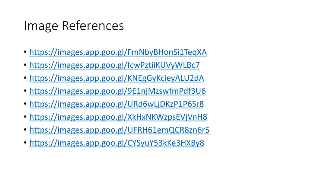 image references