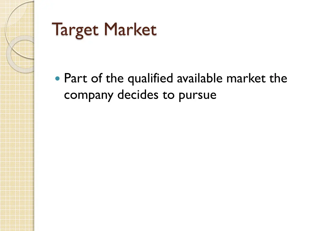 target market
