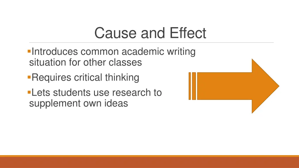 cause and effect