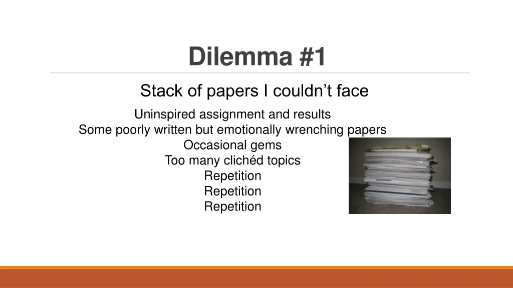 dilemma 1