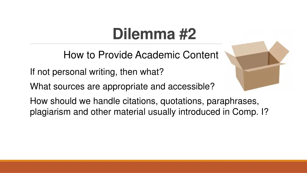 dilemma 2